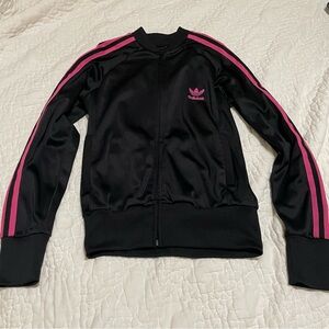 Pink and black Adidas jacket #27